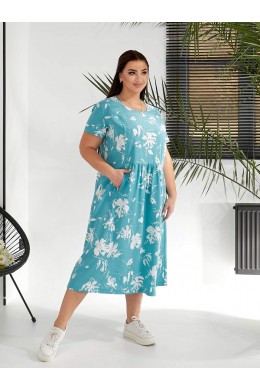 Платье свободного кроя ниже ко