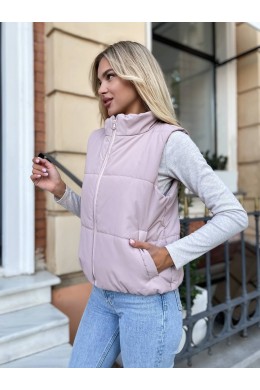 Жилетка на змейке утепленная синтепон